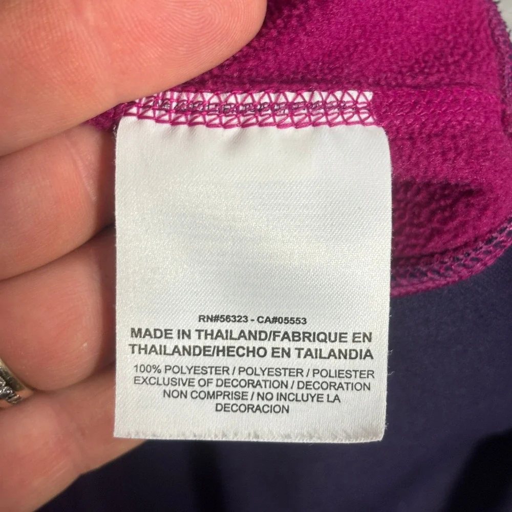 Nike Therma-FIT Womens Full Zip Hoodie Pink Purple Thumbhole Fleece Large 1647